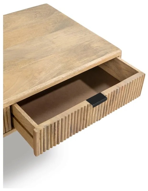 Măsuță de cafea în culoare naturală din lemn de mango 60x120 cm Mundra – MOME