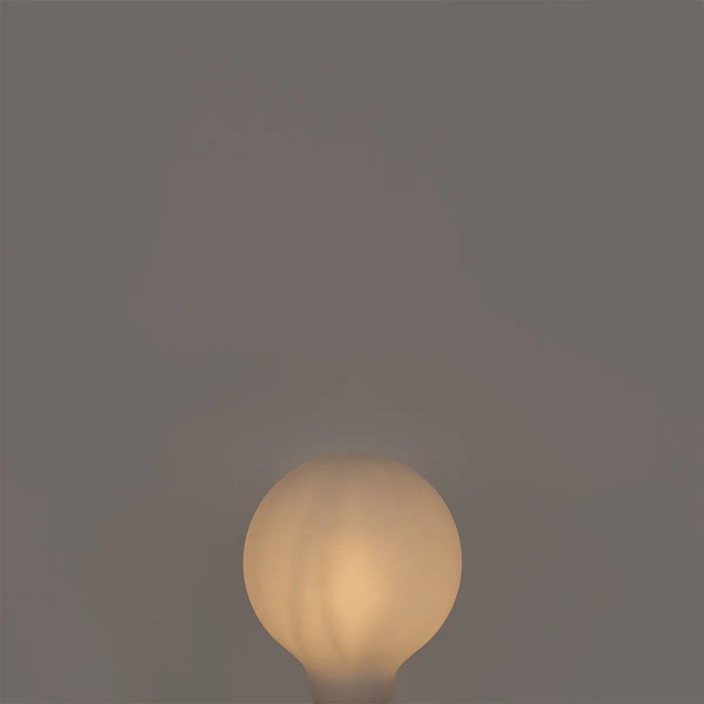 Set 5 becuri E27 Lampă LED reglabilă în 3 trepte G95 sticlă mată 5W 550 lm 2700K