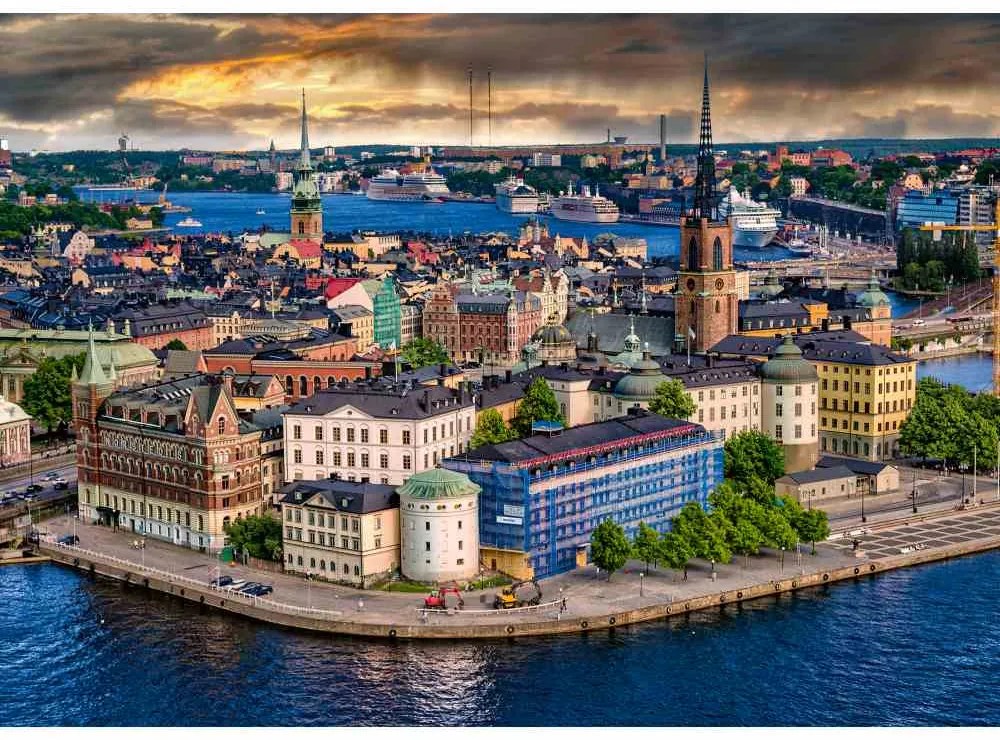 PUZZLE STOCKHOLM SUEDIA 1000 PIESE DESIGN NOU - RAVENSBURGER (RVSPA00114)
