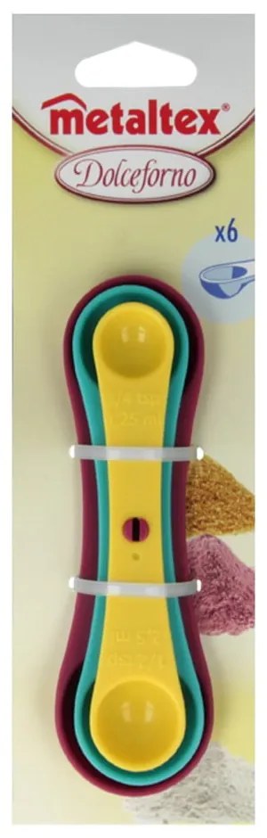 Set 3 măsurători colorate Metaltex Spoons