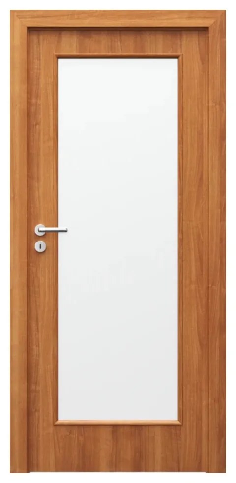 Usa Interior din MDF Porta Nova Model 2.2 (Culoare: Alb, Toc: Reglabil 10 cm, Maner: Patrat argintiu crom, Dimensiune: 60 cm)