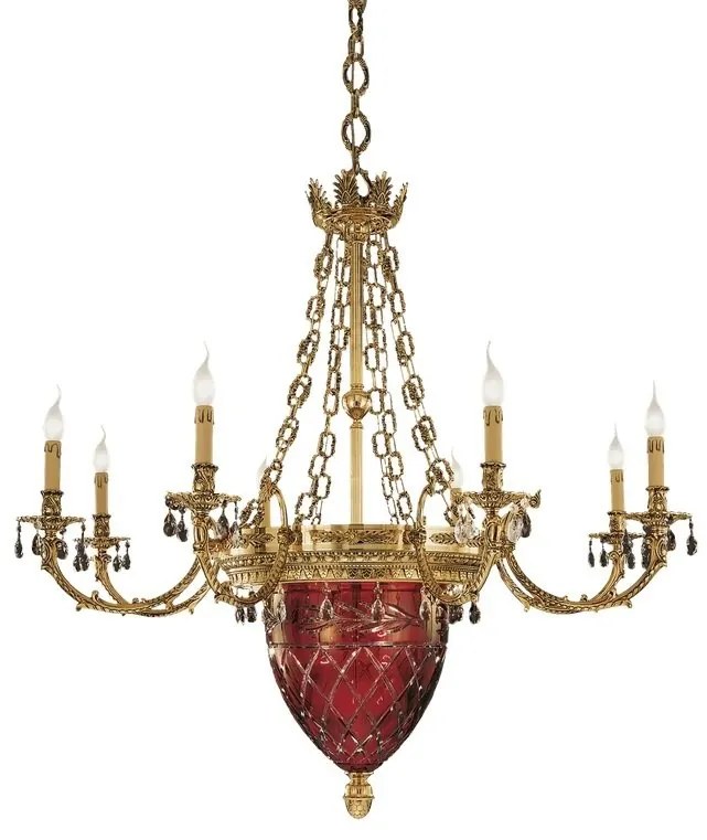 Candelabru LUX realizat manual cu cristale Scholer Edgard, 120cm