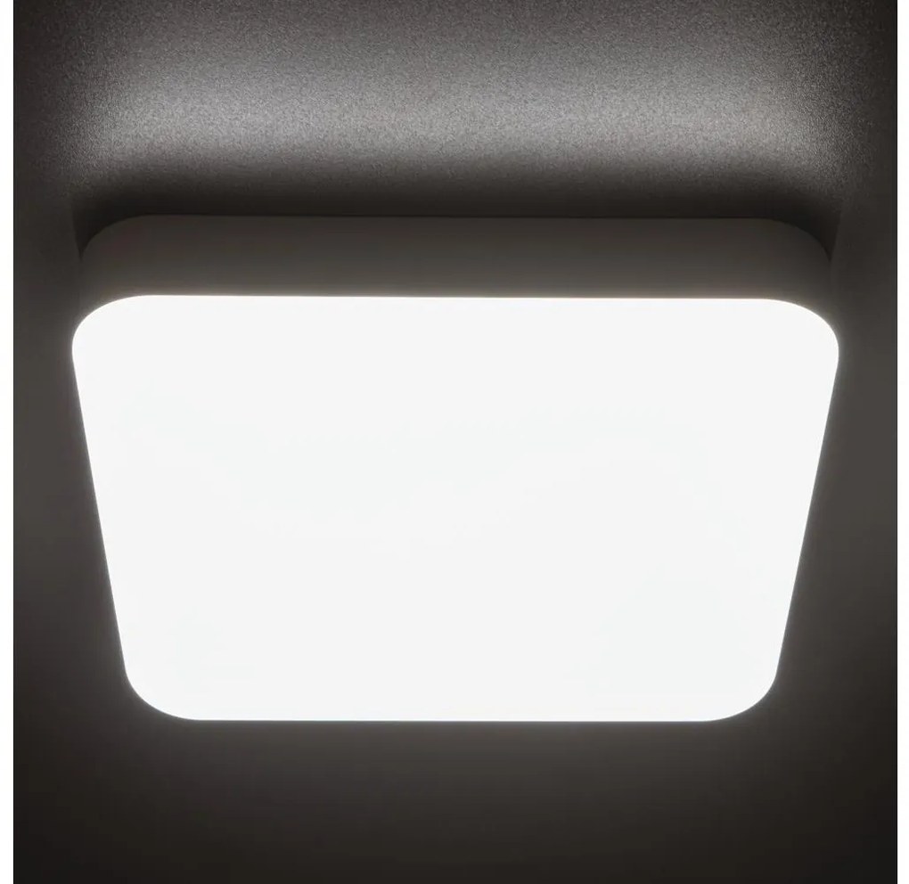 Plafonieră LED industrială Kanlux 37295 IPER LED/19W/230V IK10 IP65 alb pătrat