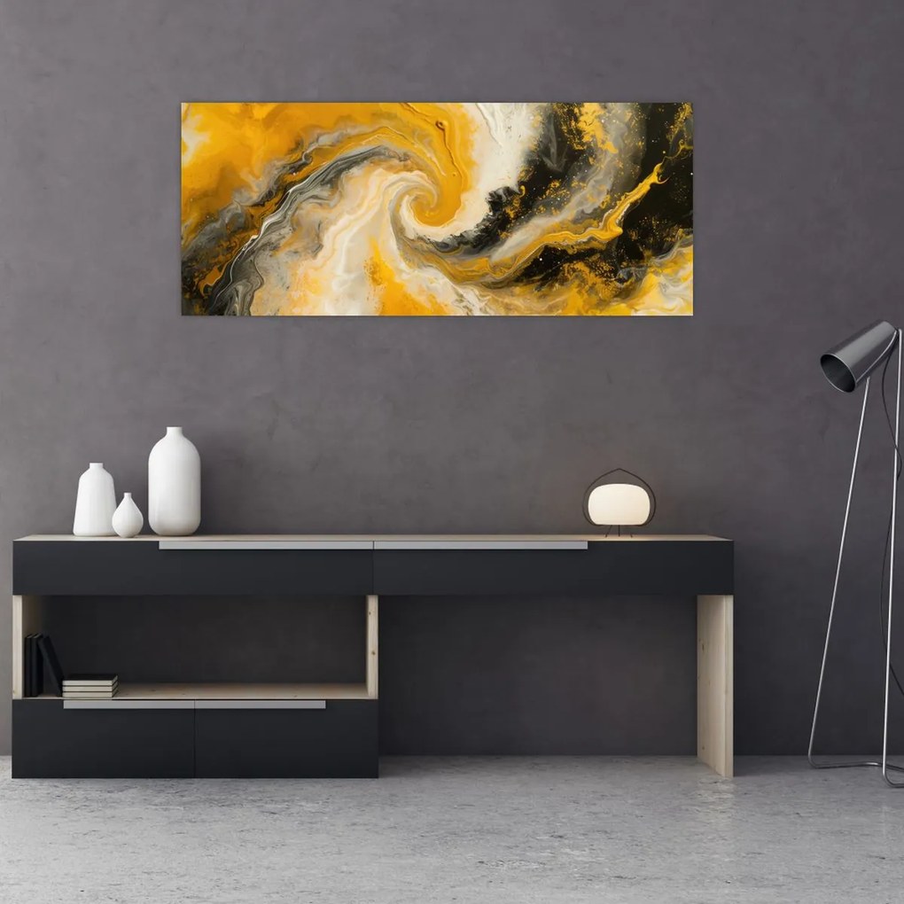 Tablou - Abstractizare în spirală (120x50 cm)