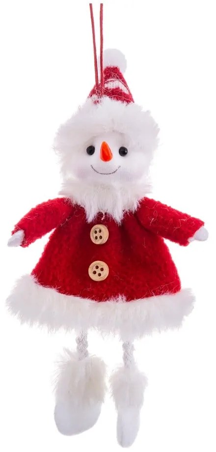 Ornament de Crăciun din material textil 17 cm Snowman – Casa Selección