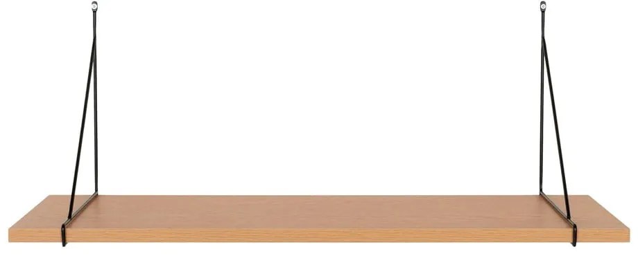 Raft în culoare naturală cu aspect de lemn de frasin 80 cm Chiba – House Nordic