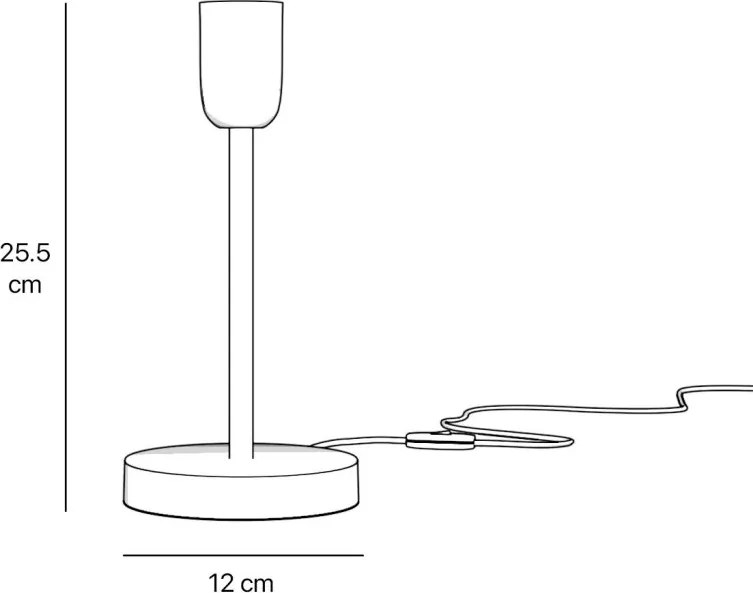 Veioza minimalista din alama Sputnik