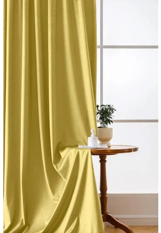 Draperie opaca VELVET 140x270 cm, mustar Agatat: Rejansa