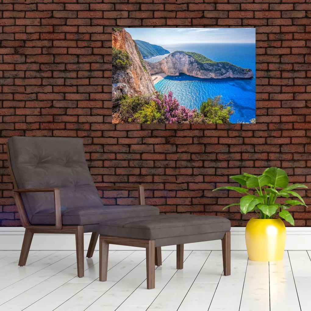 Tablou - Plaja Navagio, Grecia (90x60 cm)