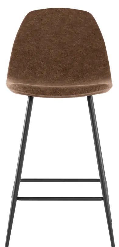 STONES Scaun din piele ecologică 42cm X 52cm H. 93cm | Aosom Romania