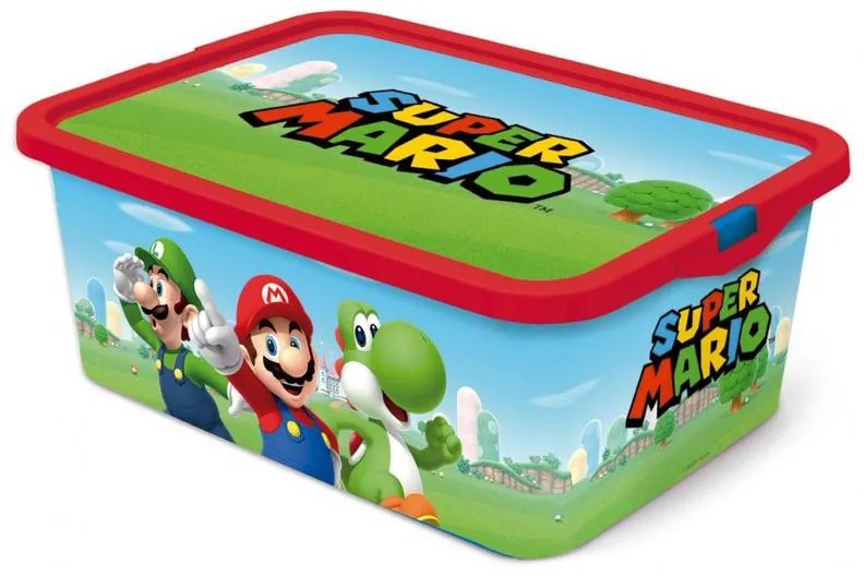 Super Mario Cutie de depozitare din plastic 13 L