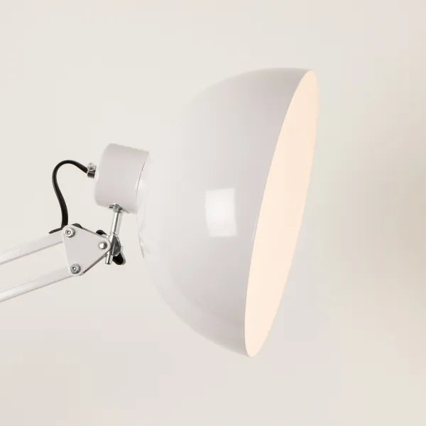 BRILAGI - Lampă de podea flexibilă TASKER 1xE27/60W/230V 157 cm albă