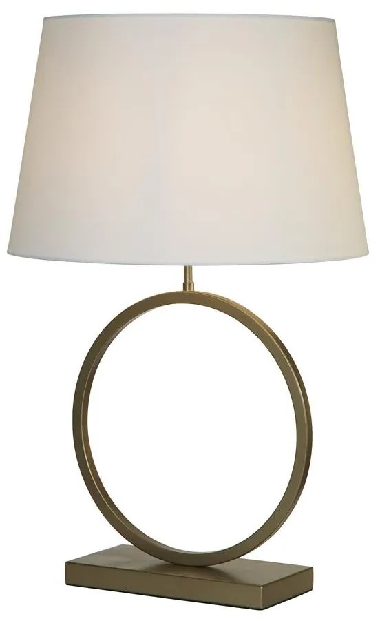 Veioza/Lampa de masa decorativa Elegant bronz/alb