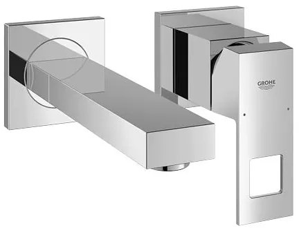 GROHE EUROCUBE 19895000 - Baterie pentru lavoar, montaj în 2 găuri, 171 mm, crom lucios