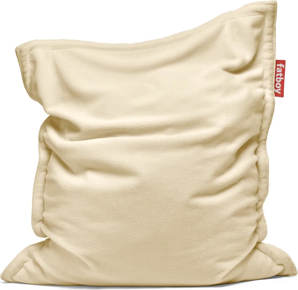 Puf puf original Slim Teddy, culori multiple - Fatboy Culoare: cremă