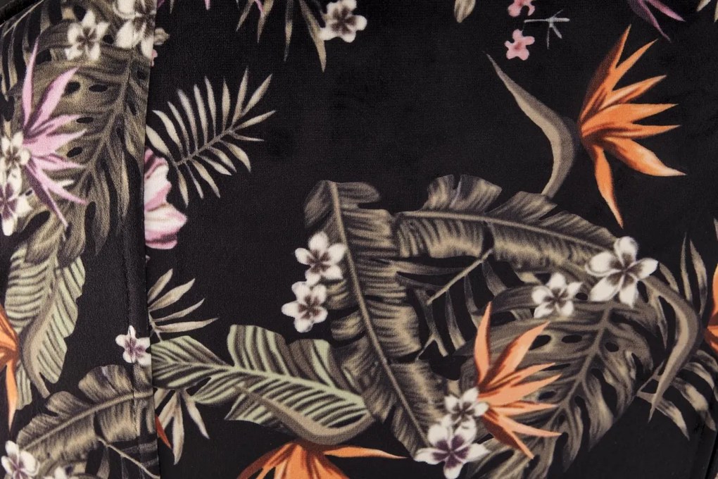 Scaun K506 negru/floral