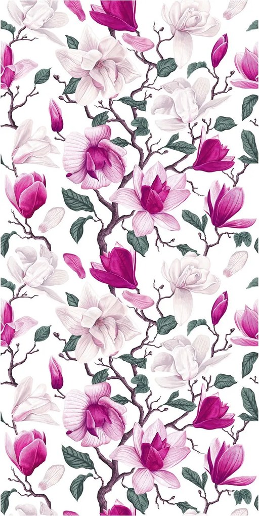 Tapet - Magnolii roz