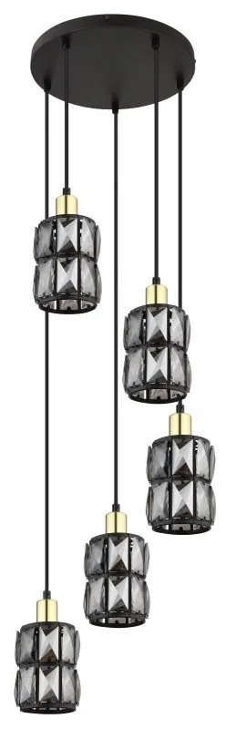 Lustra cu 5 pendule design modern WOLLI