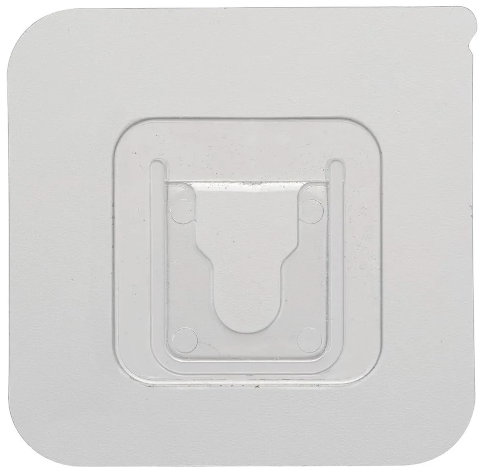 Perie de WC albă autoadezivă din plastic Zalana – Allstar