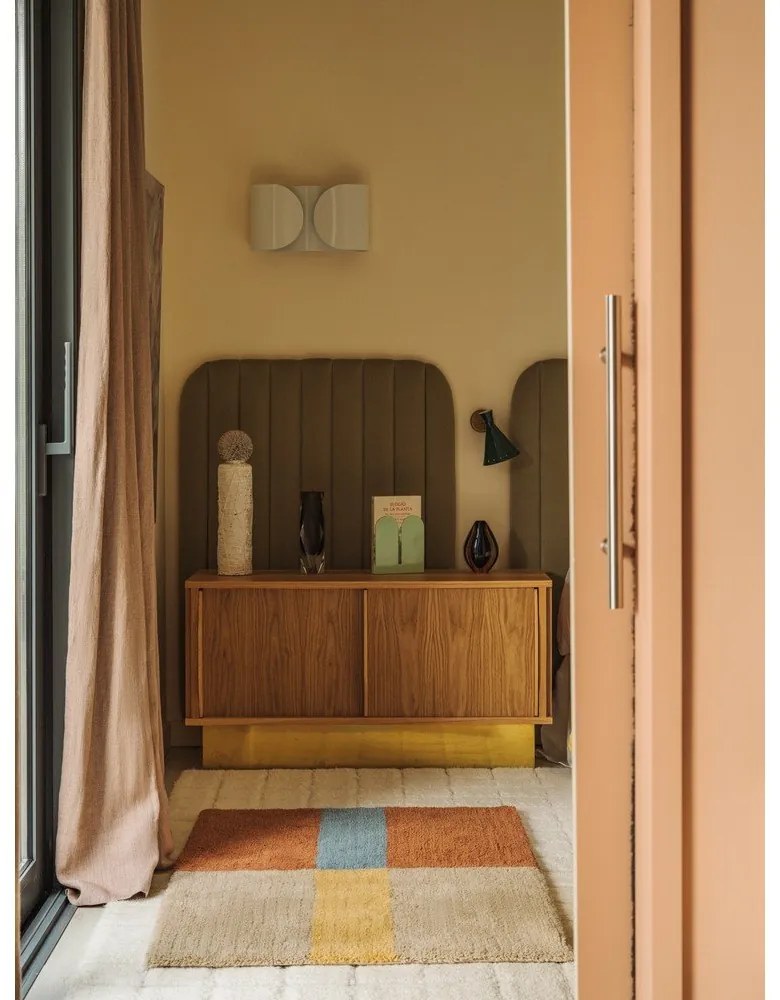 Covor țesut manual din lână 80x140 cm Chroma Cinnamon – Lorena Canals