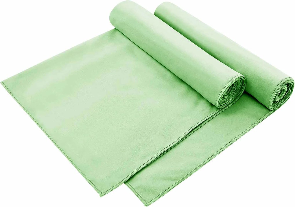 vidaXL Prosoape pentru scaune de exterior 2 pcs Verde 130 x 60 cm