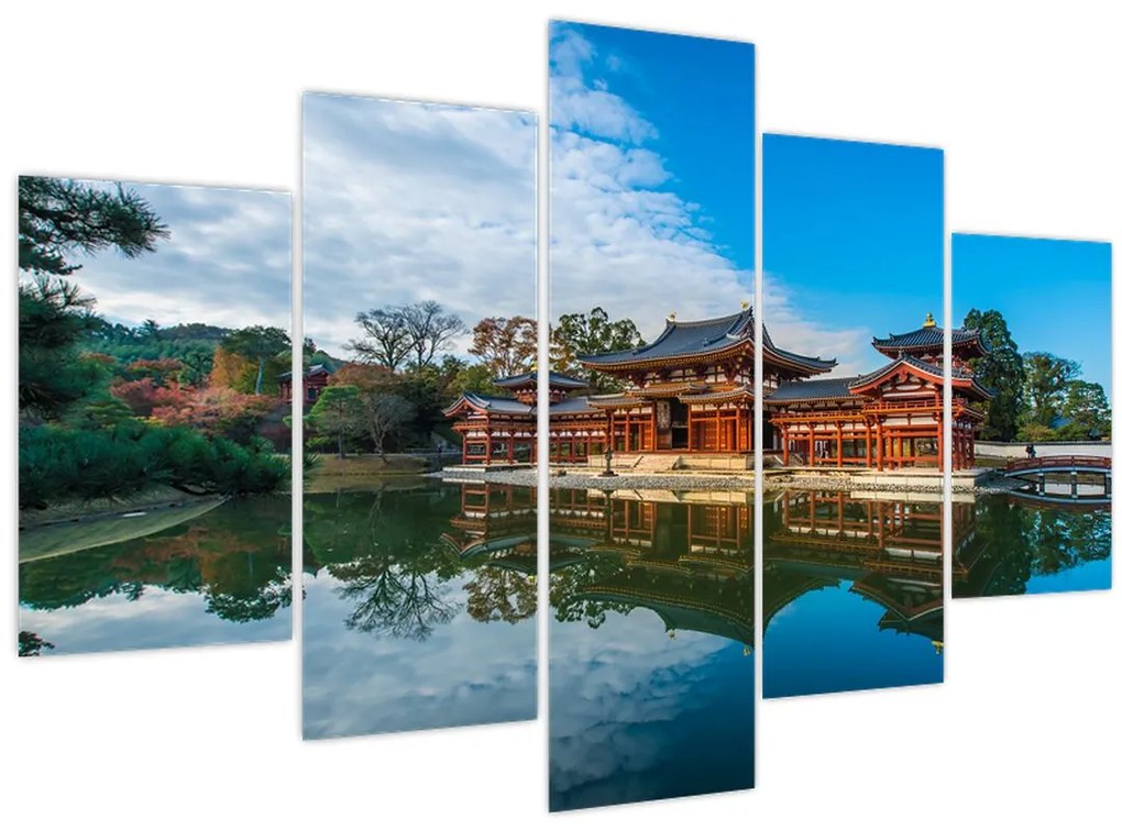 Tablou - Templul Byodo-in, Japonia (150x105 cm)