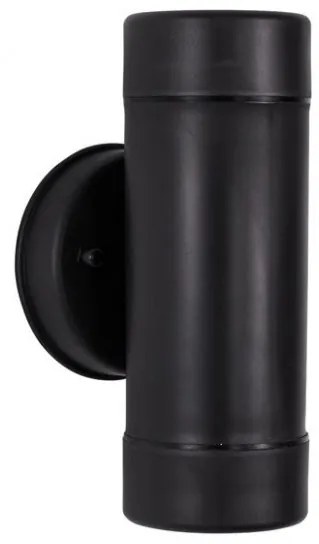 Aplica moderna de exterior cu iluminat ambiental up/down IP44 LIMBIO II neagra