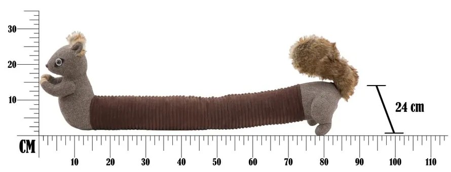 Opritor pentru ușă Mauro Ferretti Squirrel Long, lungime 90 cm