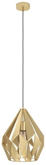 Lustră pe cablu CARLTON 1xE27/60W/230V d. 31 cm Eglo 43814