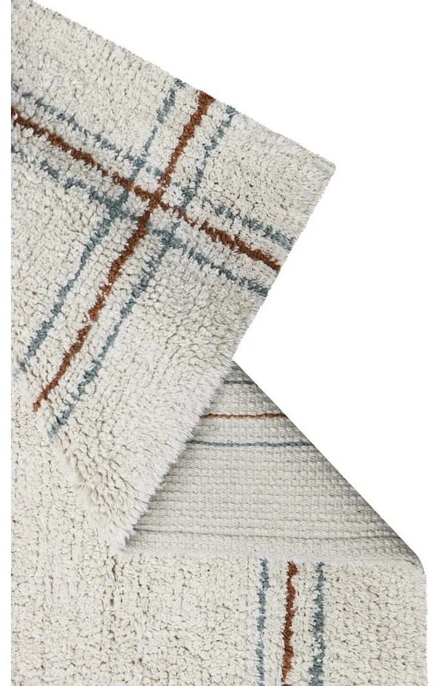 Covor crem lavabil/țesut manual din bumbac 170x240 cm Cuisine Natural – Lorena Canals