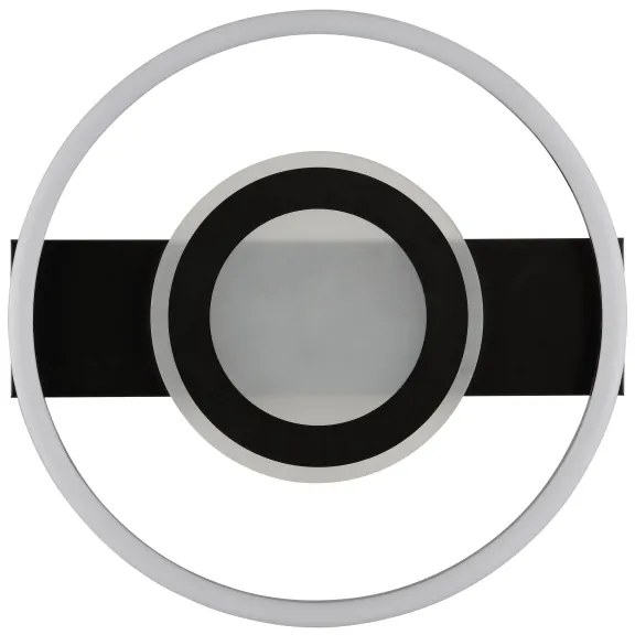 Brilliant MAUREEN plafonier LED RGBW dimmabil 20W/230V 3000-6500K negru + telecomandă