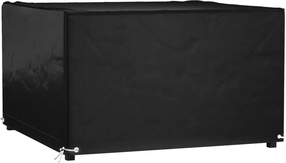 vidaXL Husă pentru mobilier de grădină, 8 ocheți, 132x132x80 cm pătrat