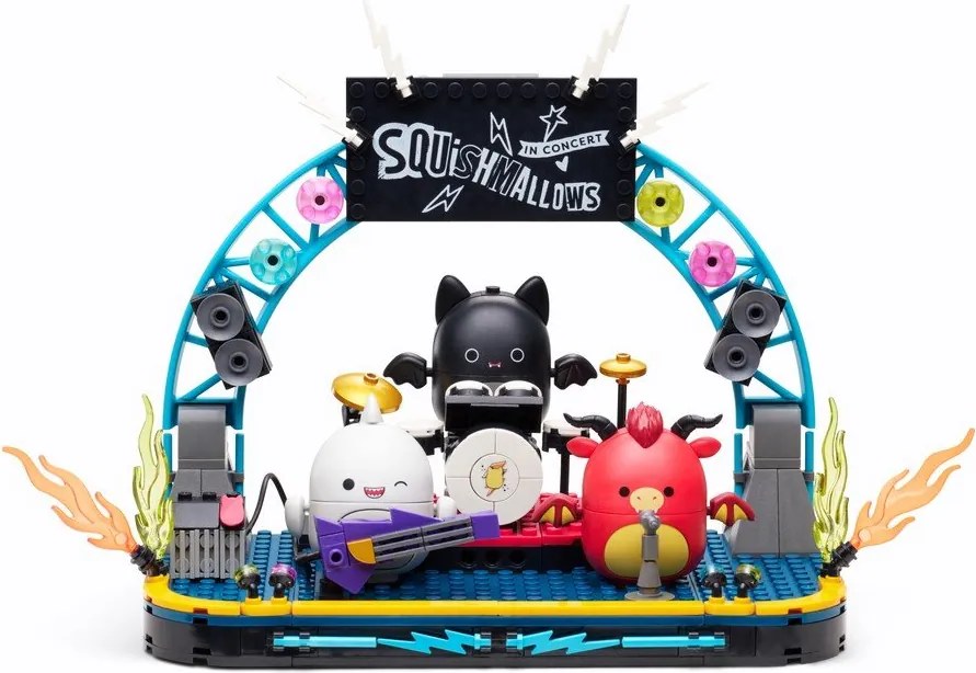 Kit de construcții BLDR Concert – SQUISHMALLOWS