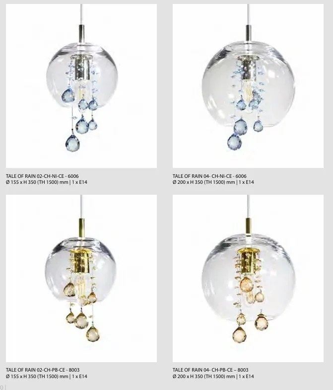 Pendul, Lustra deosebita design LUX TALE OF RAIN 02-CH