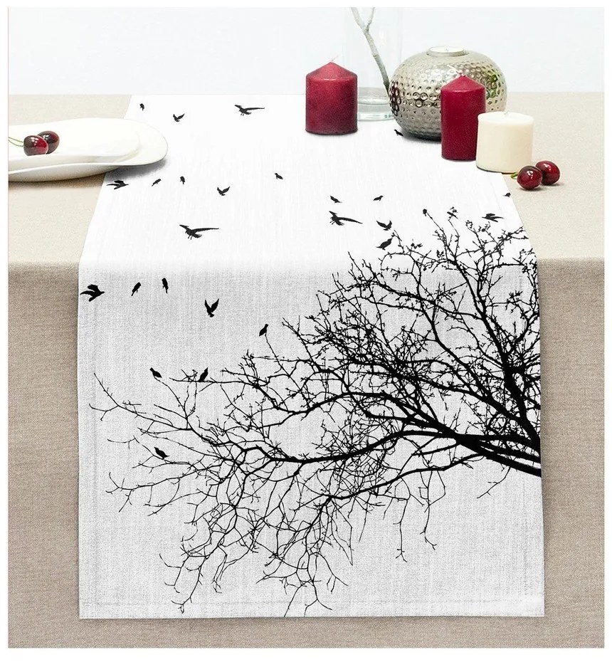 Napron de masă 40x130 cm Black Tree – Mila Home