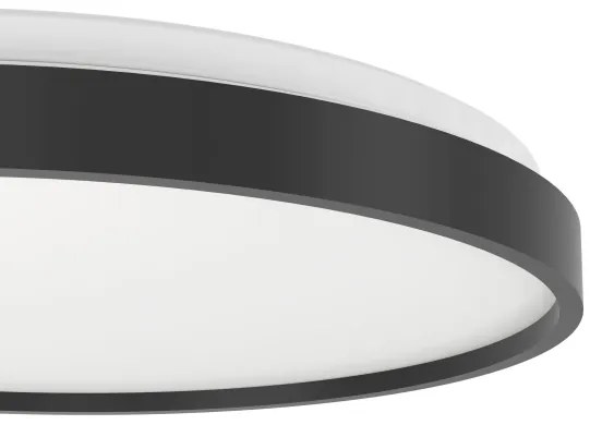 Eglo 300692 - Plafonieră LED RGBW MOZONCILLO-Z, 28,3 W, 230 V, neagră + telecomandă