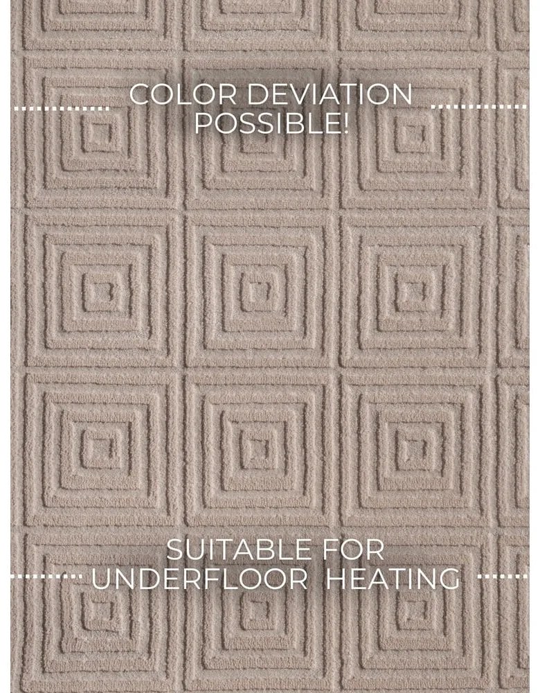 Covor bej 200x280 cm Perles Tourmaline – Elle Decoration