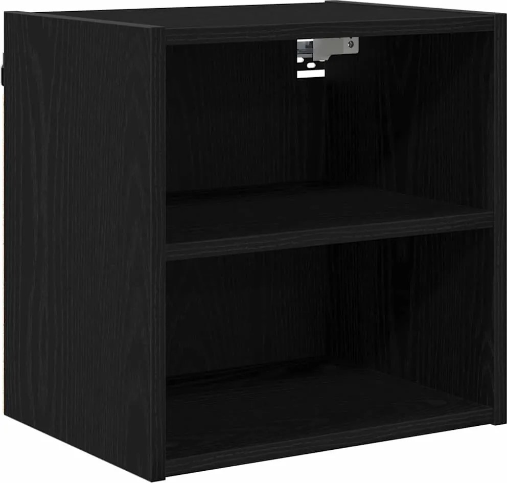 vidaXL Dulap suspendat Stejar Negru 40 x 29,5 x 40 cm Lemn compozit