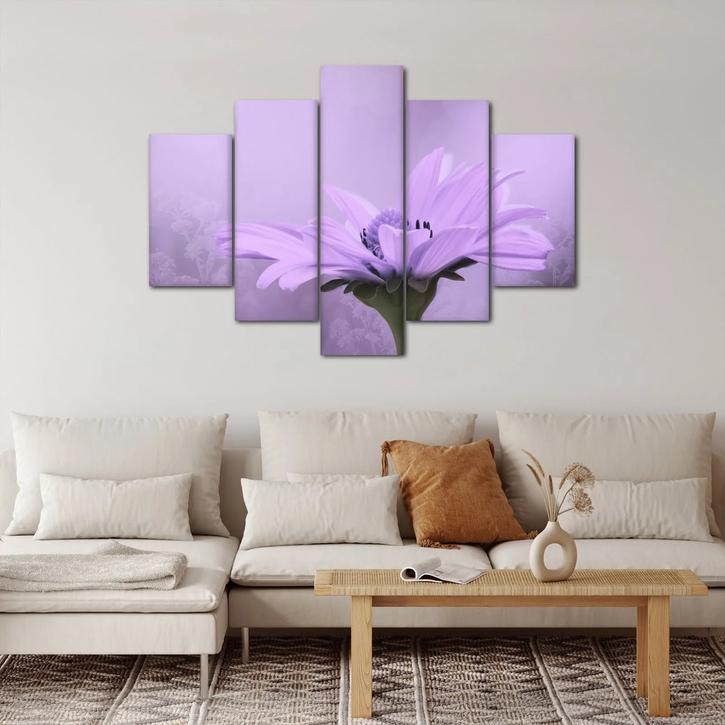 Tablou - Flori mov (150x105 cm)