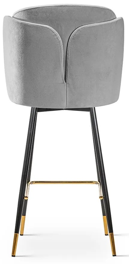 Scaun de bar Beetle M 60 cm negru/auriu