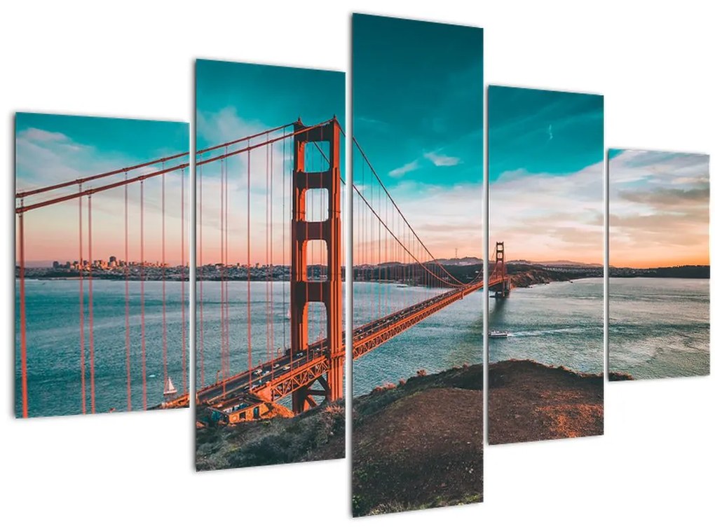 Tablou - Golden Gate, San Francisco (150x105 cm)