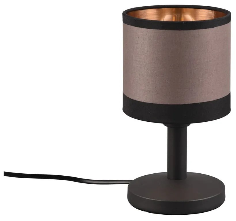 Veioză neagră-maro (înălțime 22 cm) Davos – Trio