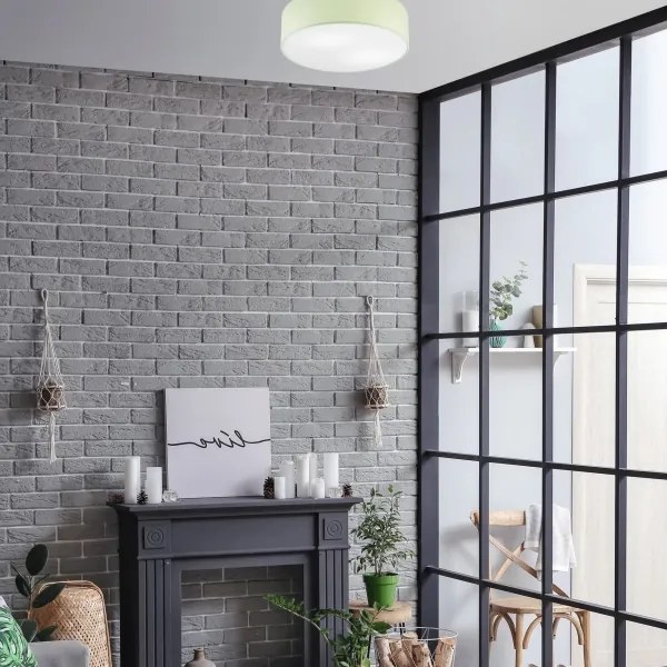 Plafonieră SIRJA PASTEL 2xE27/60W/230V d. 45 cm verde