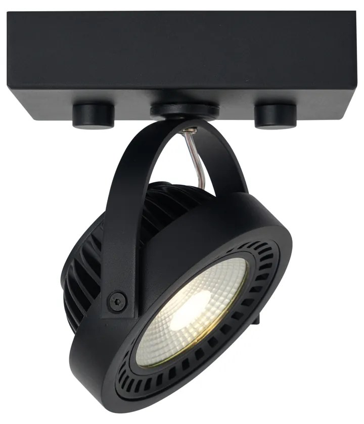 Spot modern negru montat la suprafață, cu LED dimabil - Apollo