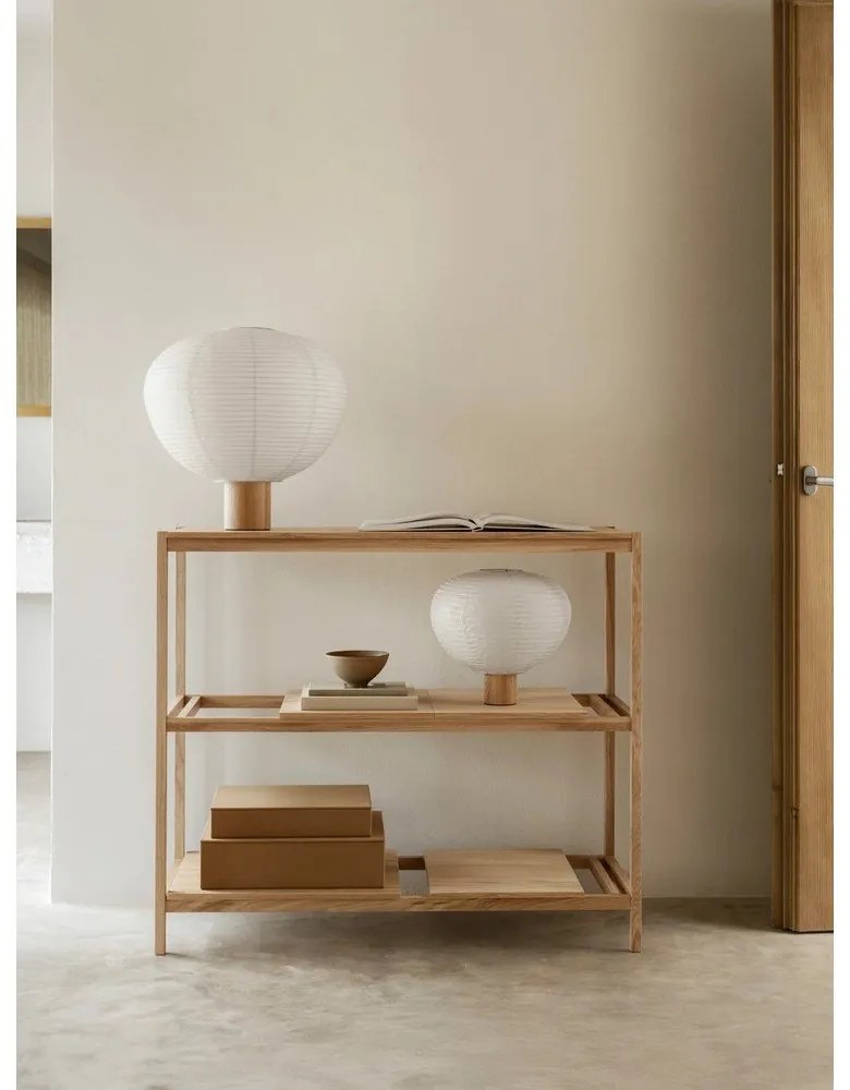 Veioză albă cu abajur din hârtie (înălțime 32 cm) Kami – Blomus