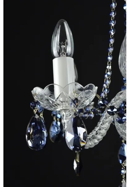 Wranovsky JWZ102052101 - Lustră de cristal pe lanț DE LUXE 5xE14/40W/230V