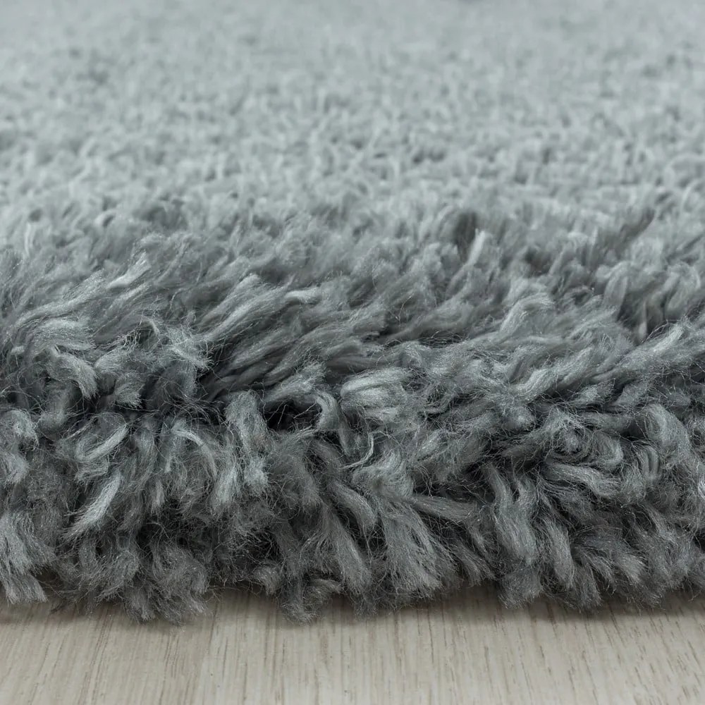 Covor gri rotund ø 200 cm Fluffy – Ayyildiz Carpets