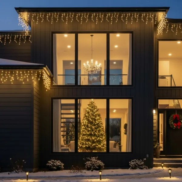 Brilagi - Ghirlandă LED de exterior pentru Crăciun, 400 LED/8 moduri, 23 m, IP44, alb cald