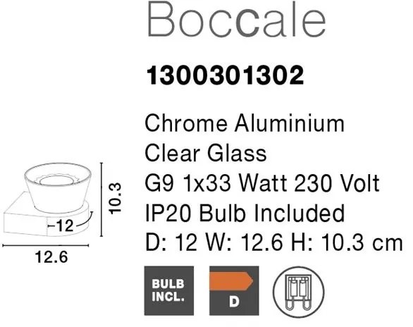 Aplica eleganta design modern Boccale