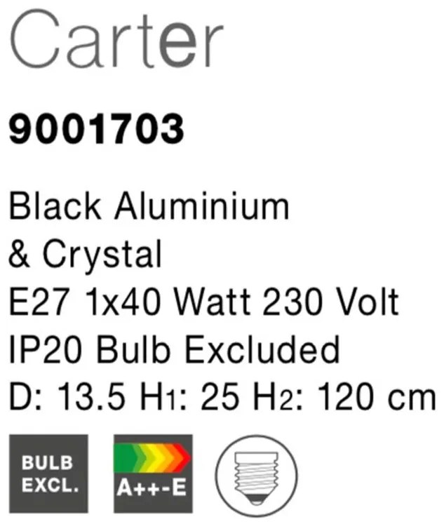 Pendul design modern Carter NVL-9001703